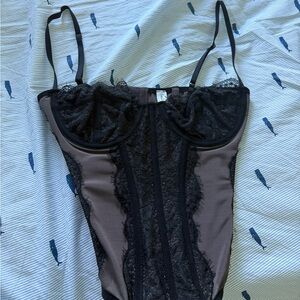Black Urban Outfitters Corset